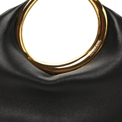 Jacquemus Lambskin Le Petit Calino Ring Top Handle Bag Black 7 of 7