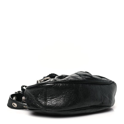 Balenciaga Agneau Arena Le Cagole Shoulder Bag XS Black 5 of 12