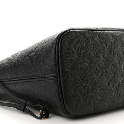 Louis Vuitton Empreinte Monogram Giant Neverfull MM Black 7 of 10