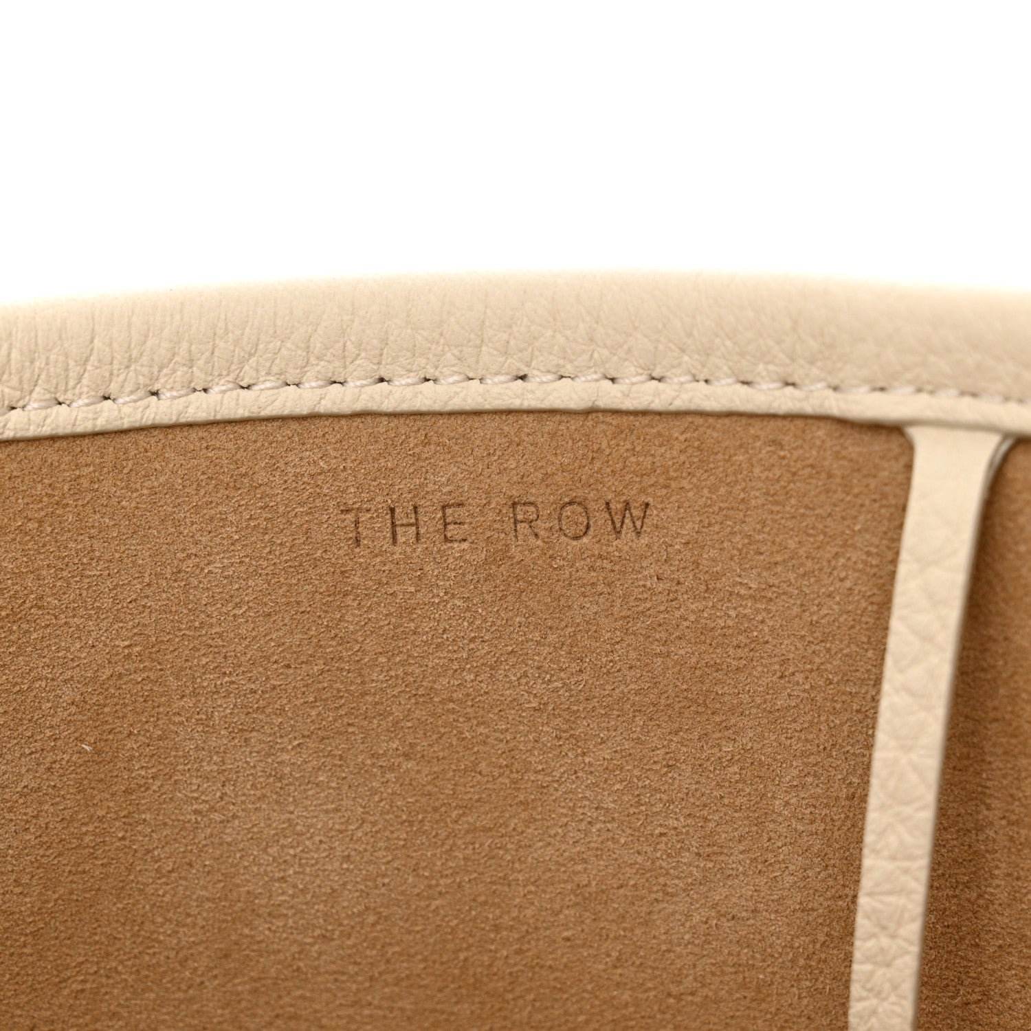 The Row Grained Calfskin Medium N/S Park Tote Ivory 7 of 12