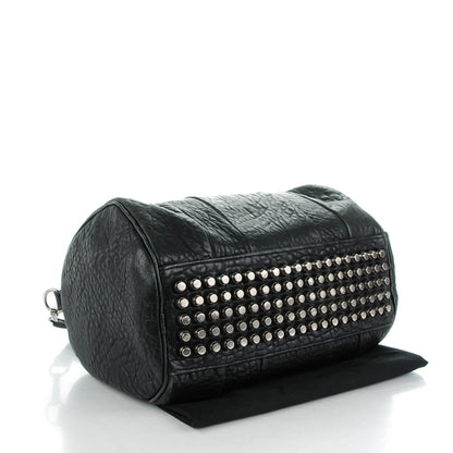 Alexander Wang Pebbled Lambskin Rocco Black Nickel Hardware 4 of 8