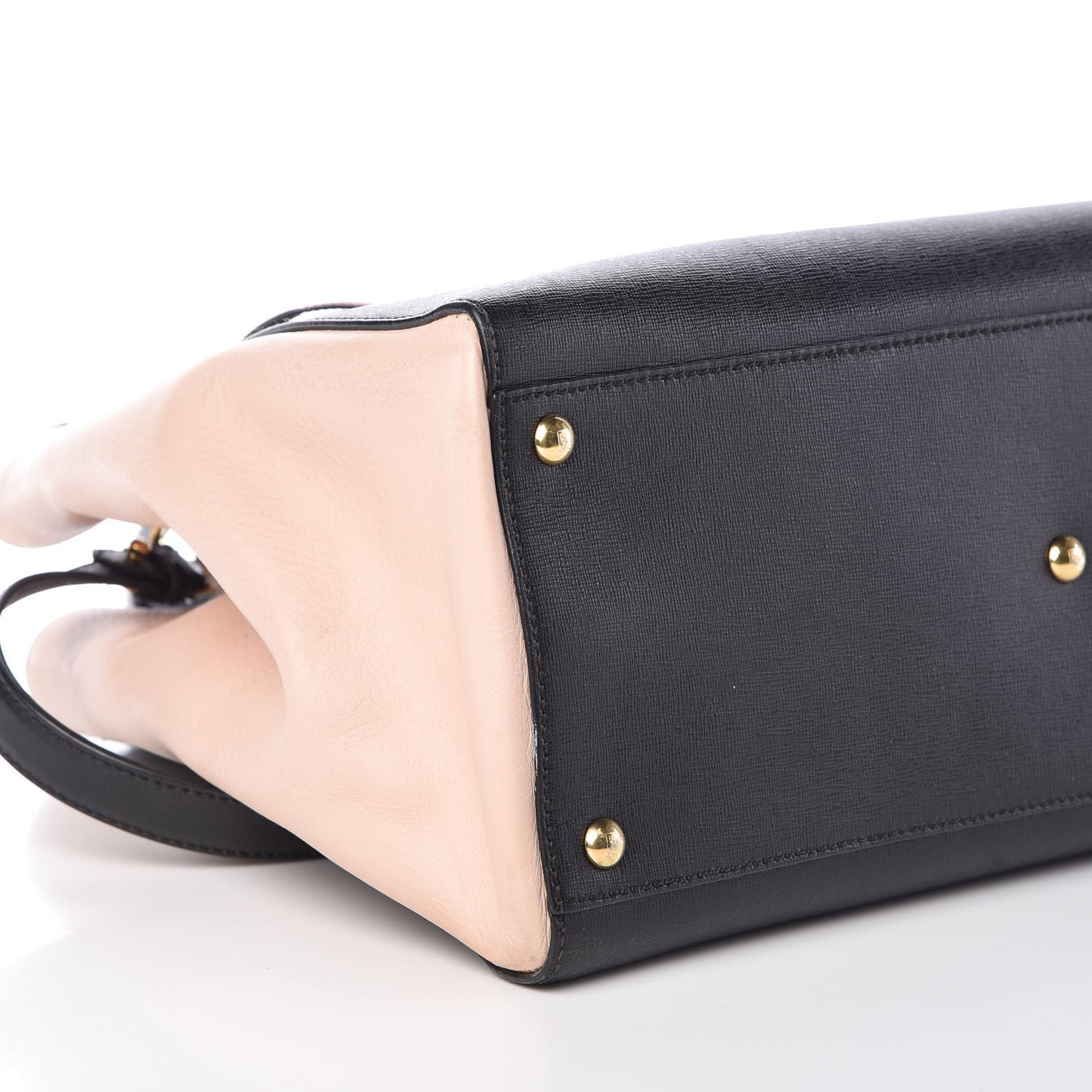 Vitello Elite Bi-Color Regular 2Jours Tote Black