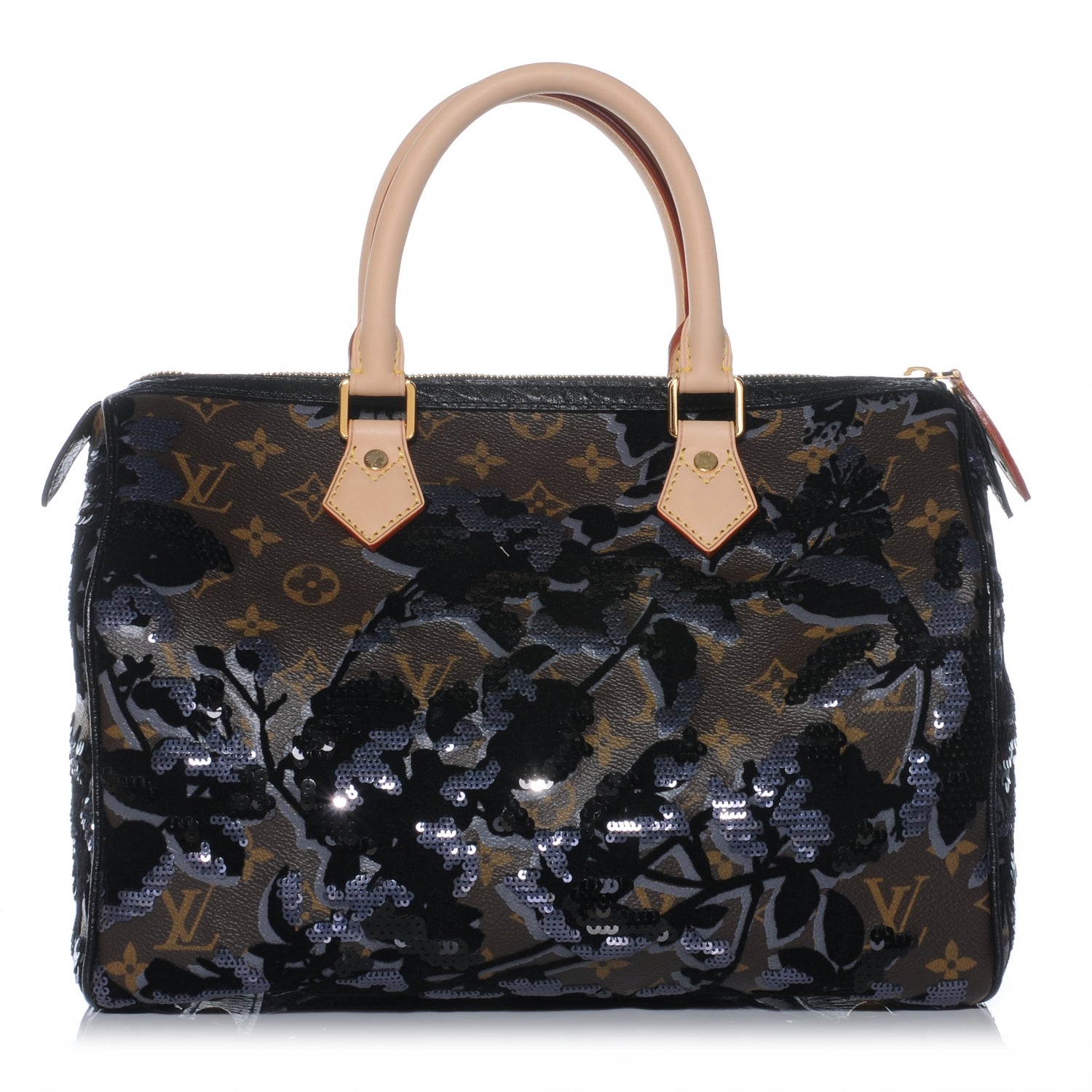 Louis Vuitton Monogram Fleur De Jais Sequins Speedy 30 1 of 7