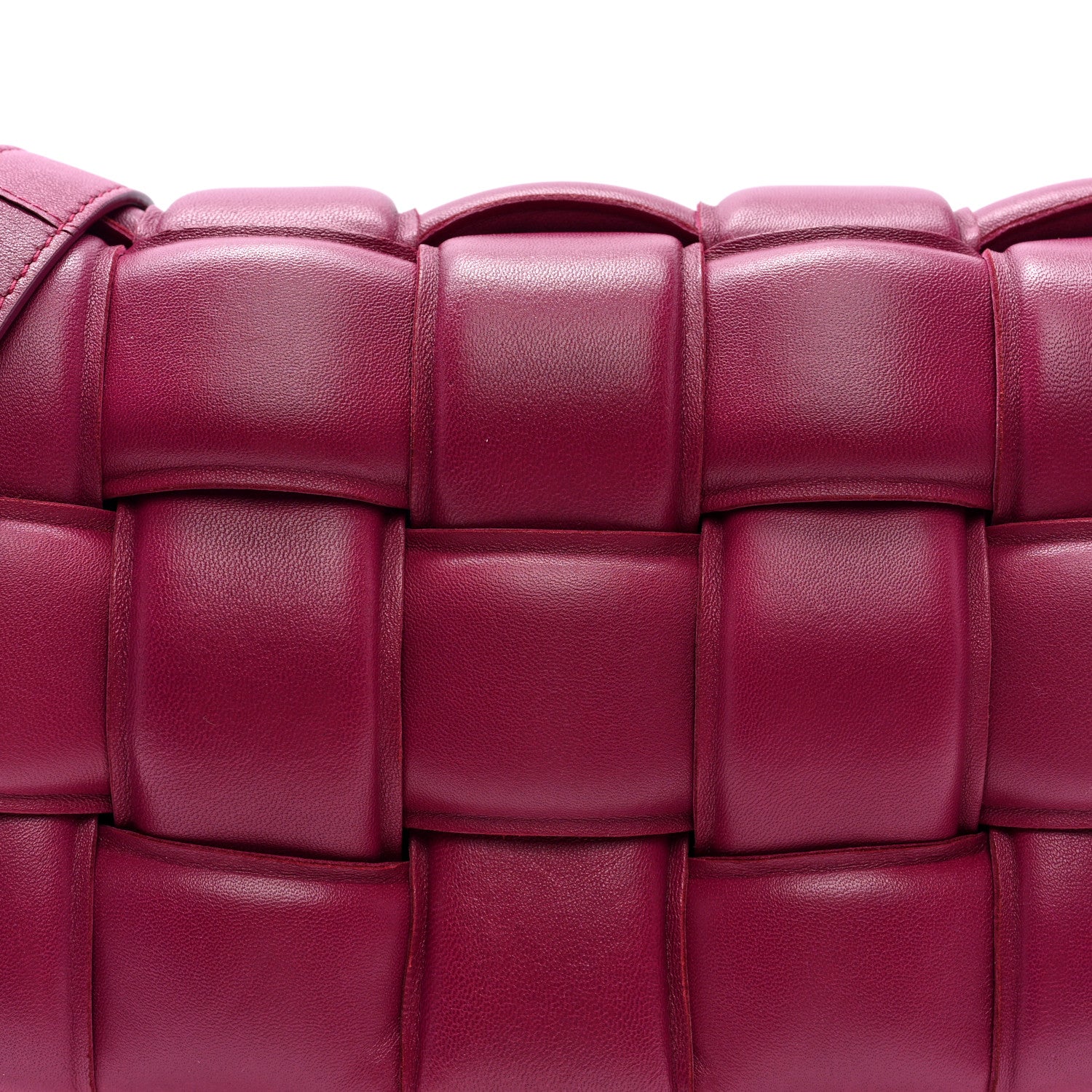 Bottega Veneta Nappa Maxi Intreccio Padded Cassette Crossbody Bag Cinnabar 7 of 9