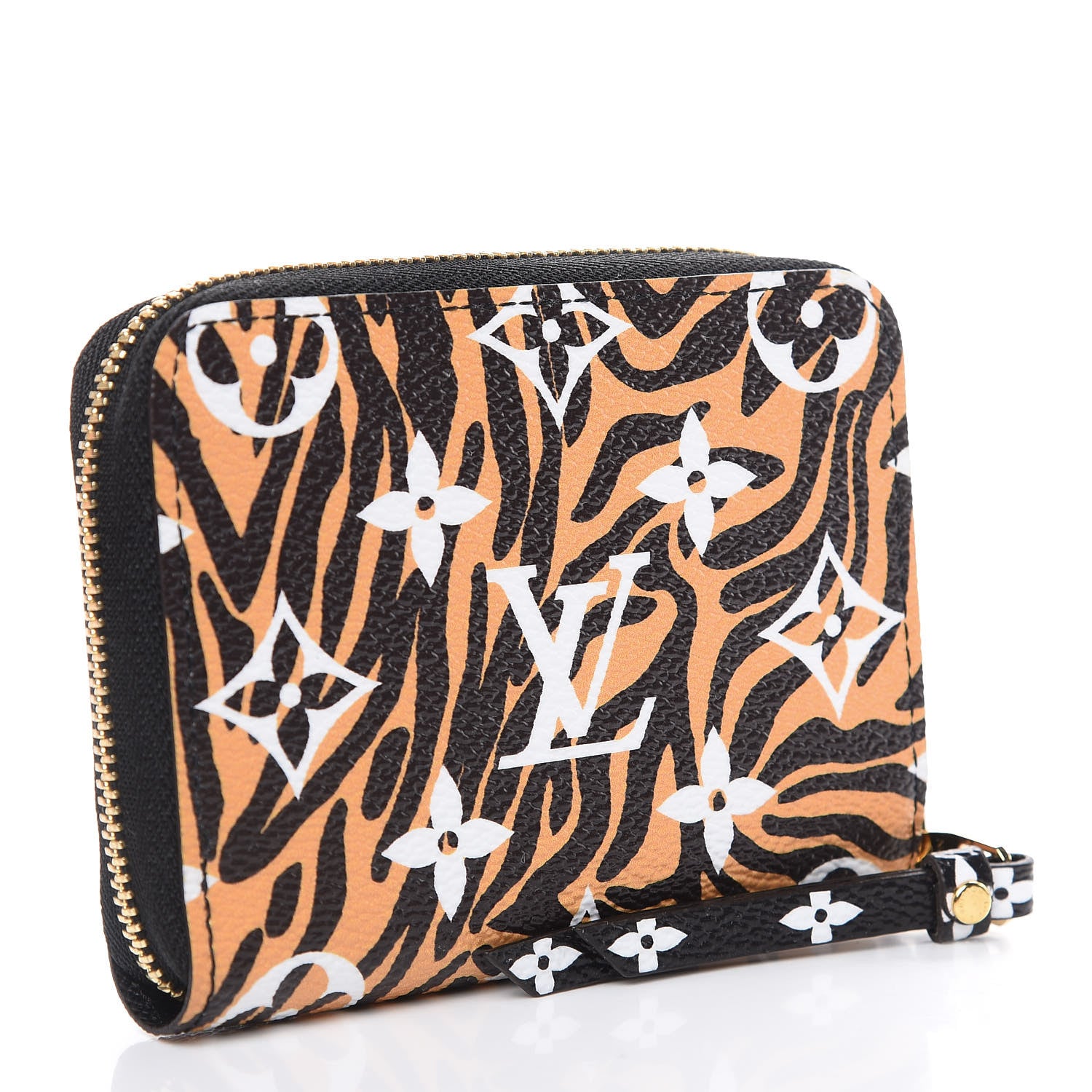 Louis Vuitton Monogram Giant Jungle Zippy Coin Purse Black 3 of 8