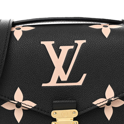 Louis Vuitton Empreinte Monogram Giant Pochette Metis Black Beige 8 of 10