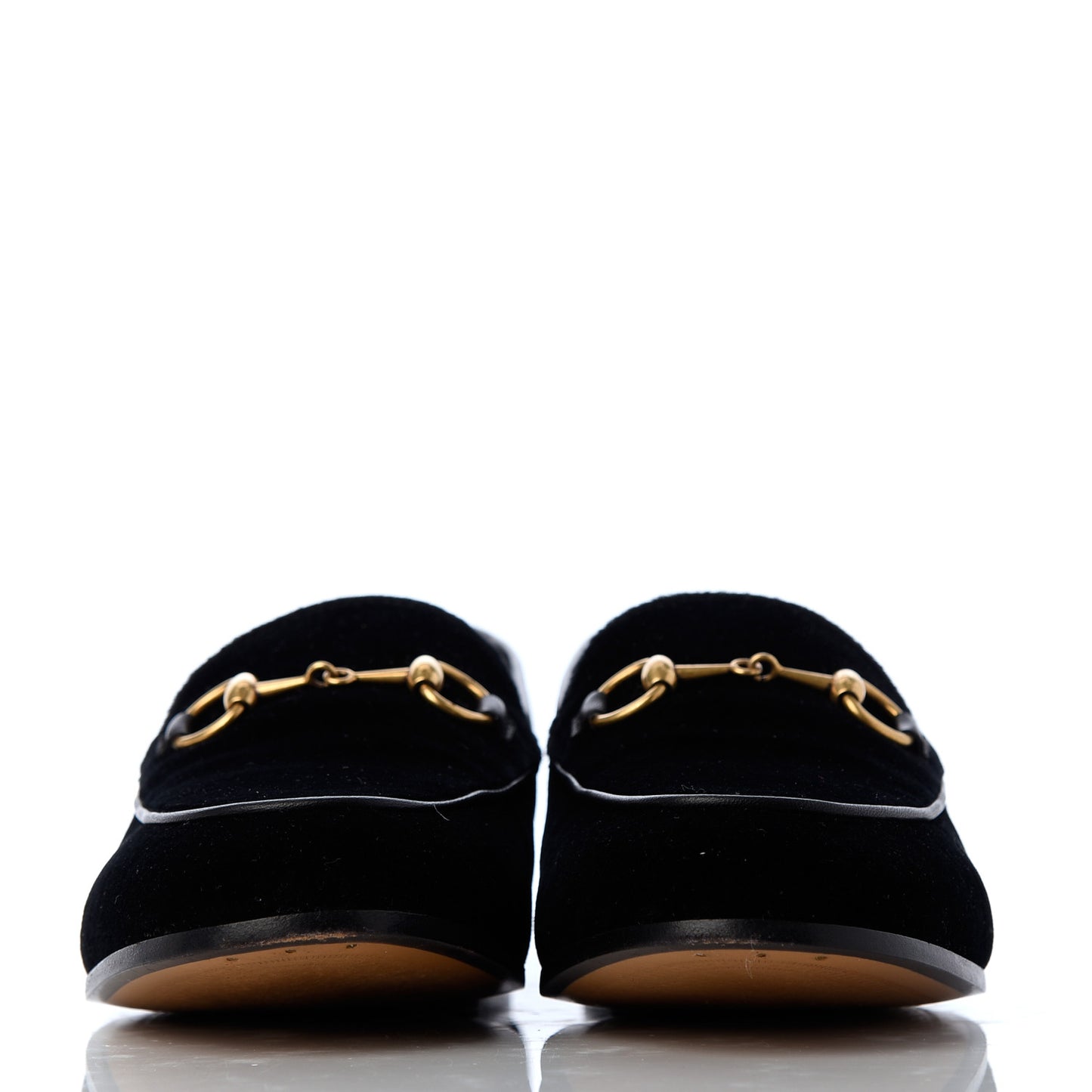Velvet Horsebit Womens Jordaan Loafers 36 Black