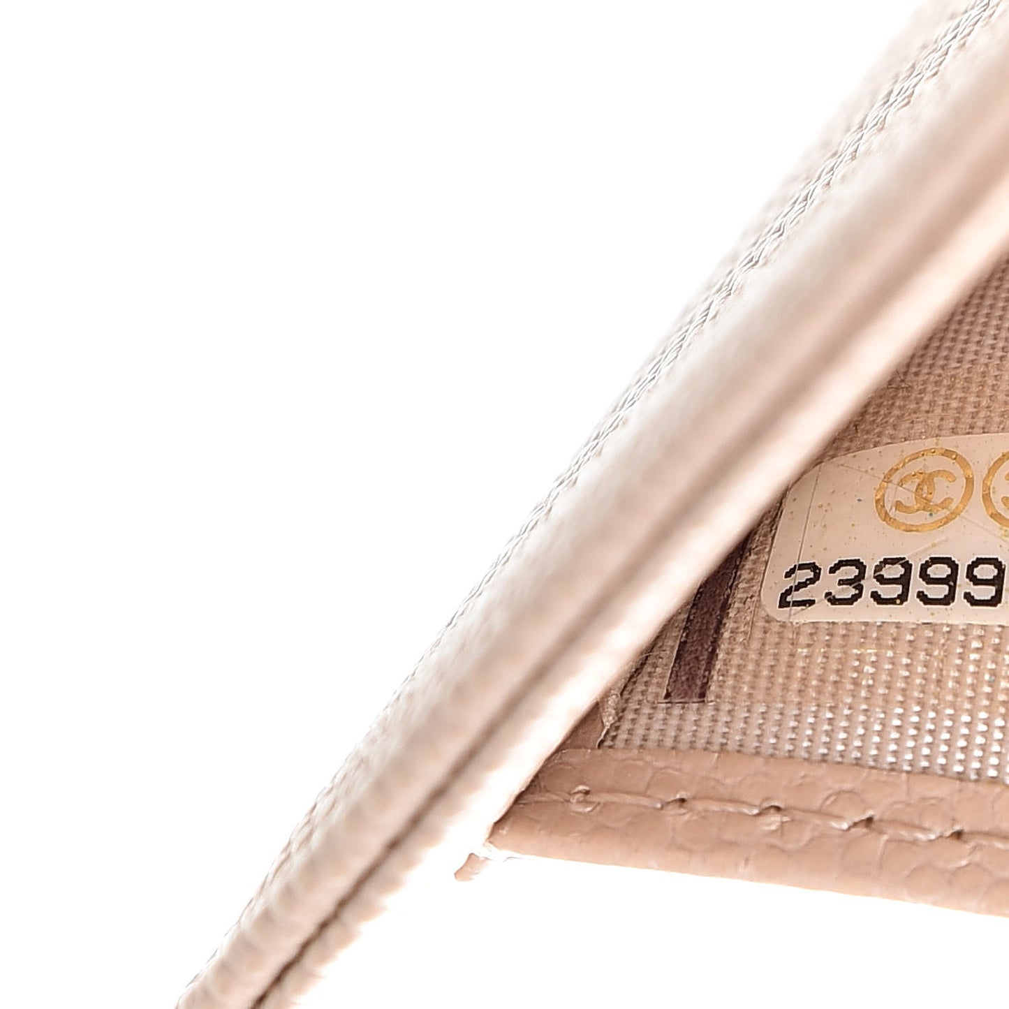 Caviar Timeless CC Compact Flap Wallet Beige