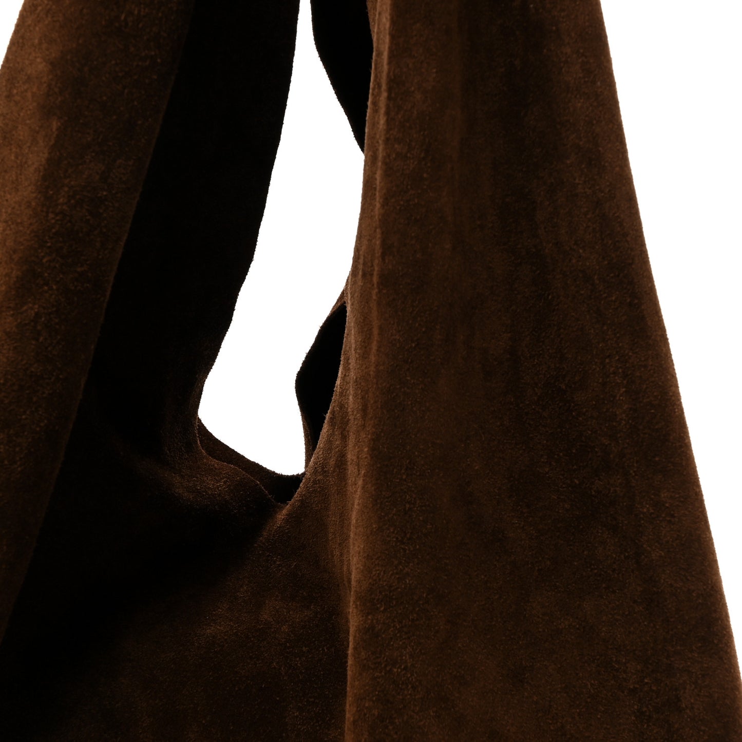 Suede Bindle Bag Espresso