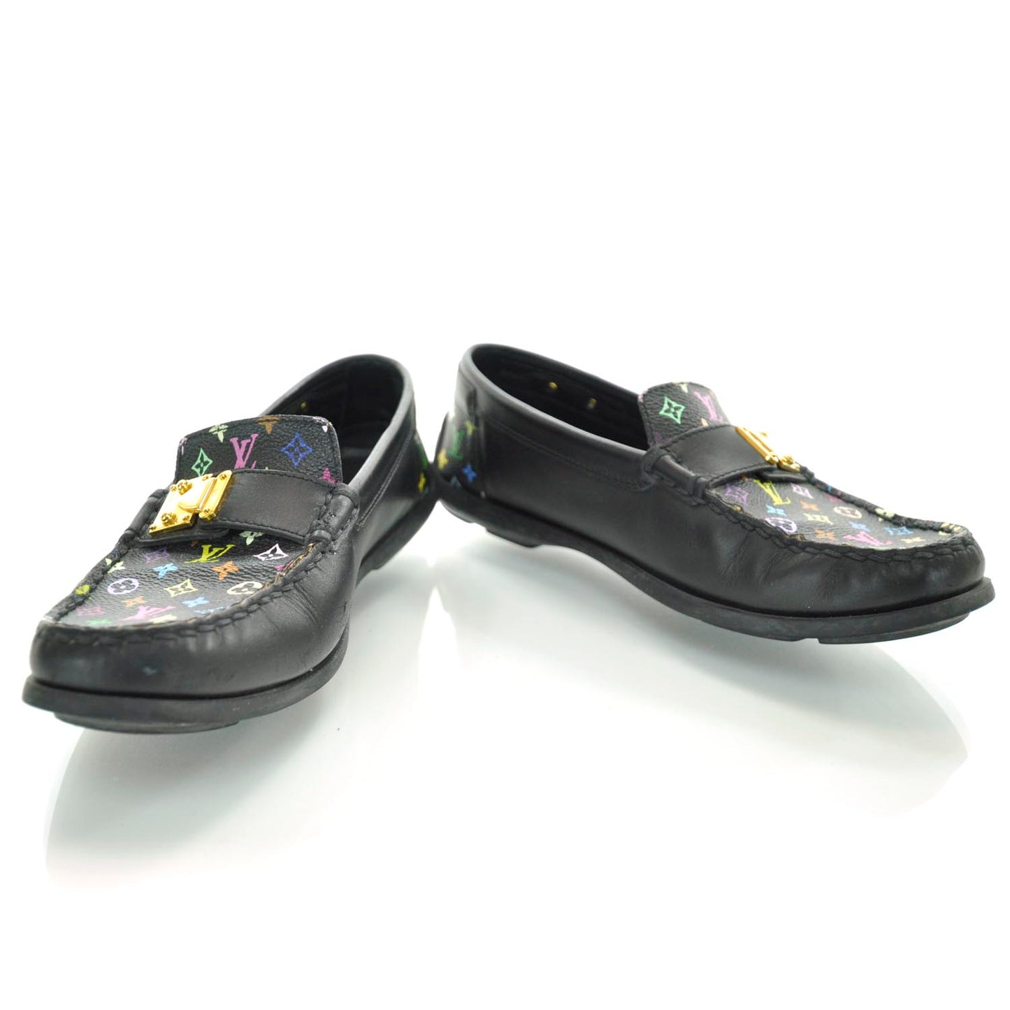 Monogram Multicolor Black Loafers 35