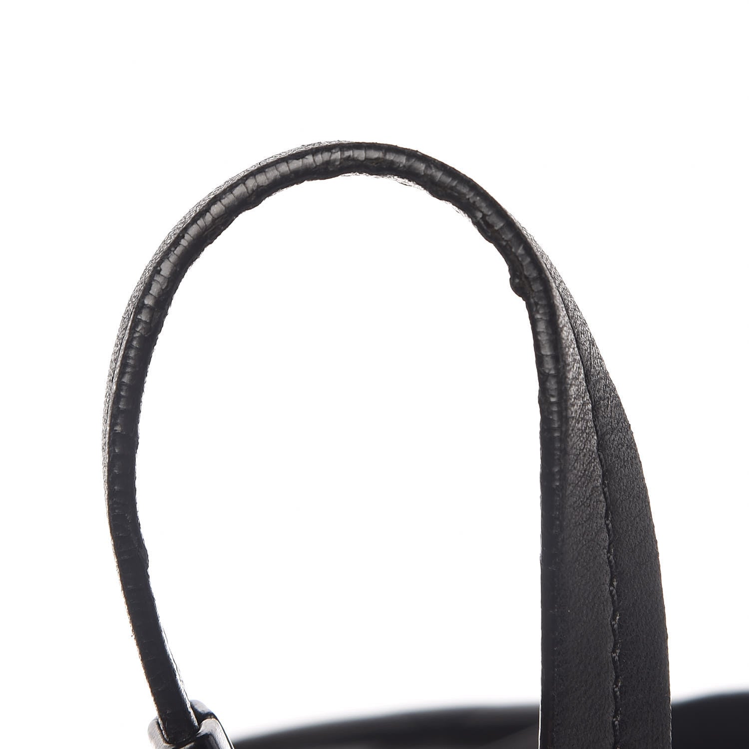 Chanel Lambskin Quilted Sharpei Shopping Tote Black 9 of 11