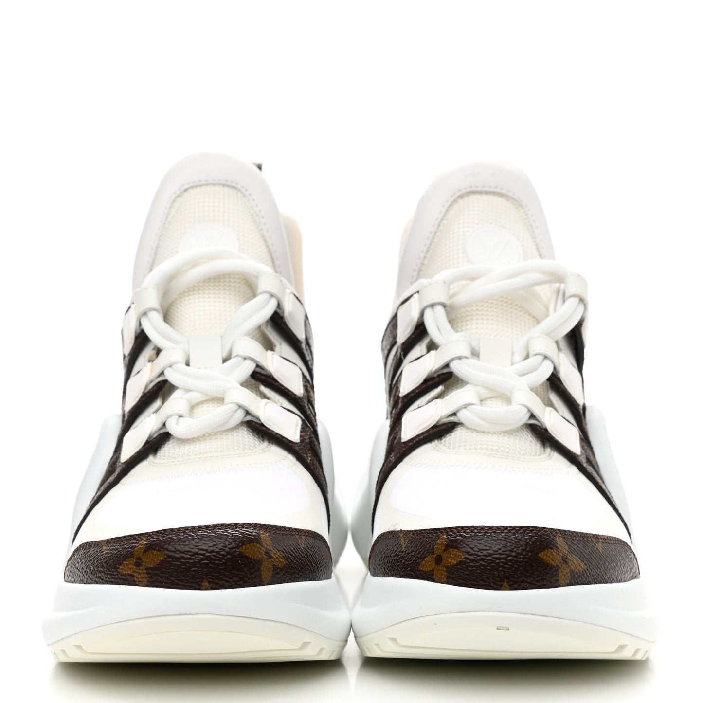 Patent Monogram LV Archlight Sneakers 37.5 White