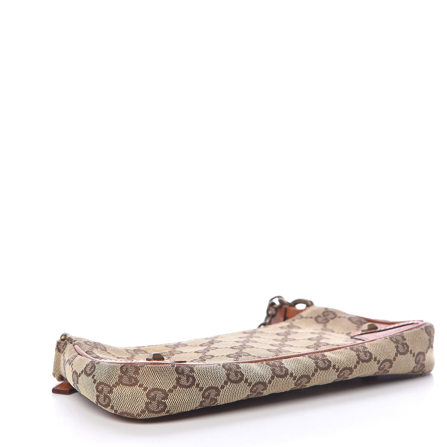 Monogram Horsebit Nail Chain Pochette Orange
