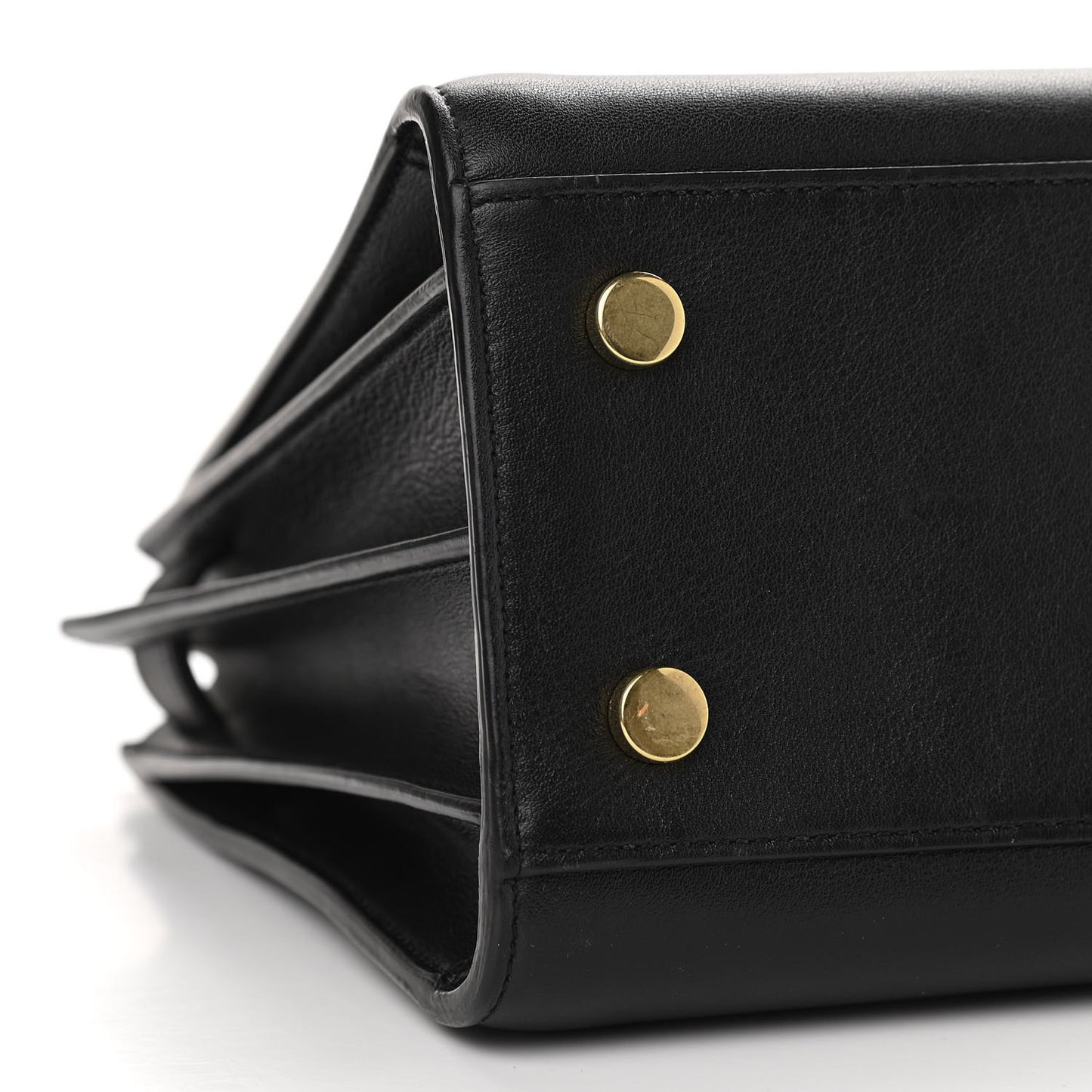 Grained Calfskin Small Sac De Jour Black