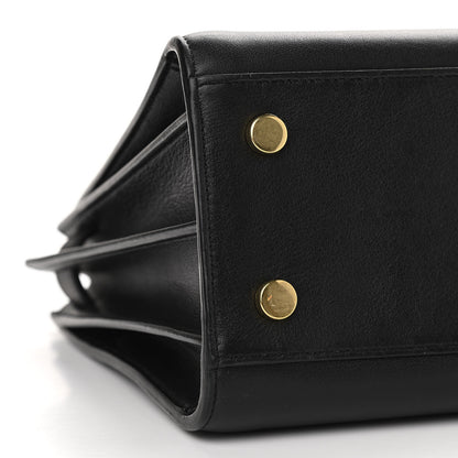 Saint Laurent Grained Calfskin Small Sac De Jour Black 8 of 9
