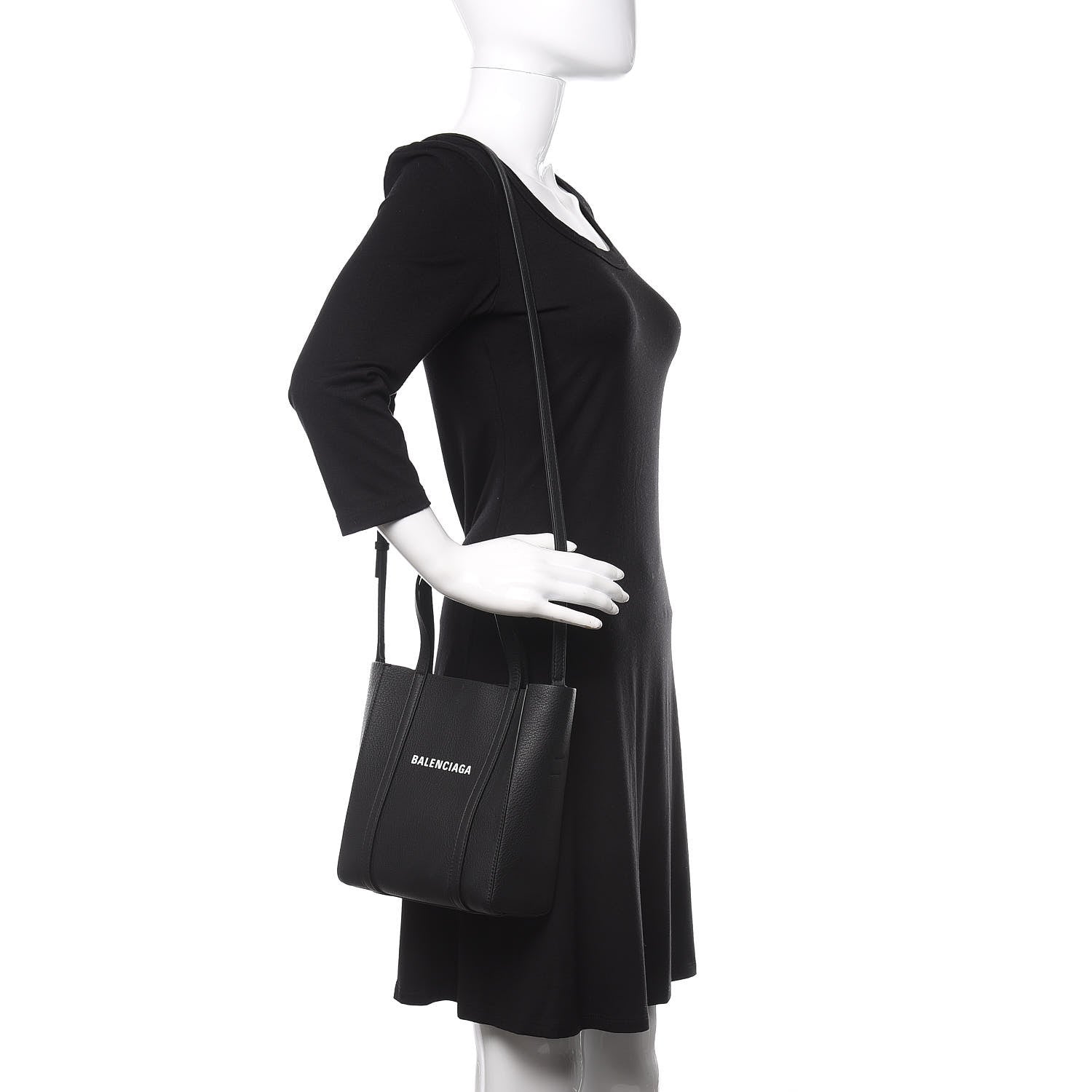 Balenciaga Calfskin XXS Everyday Tote Black 2 of 9
