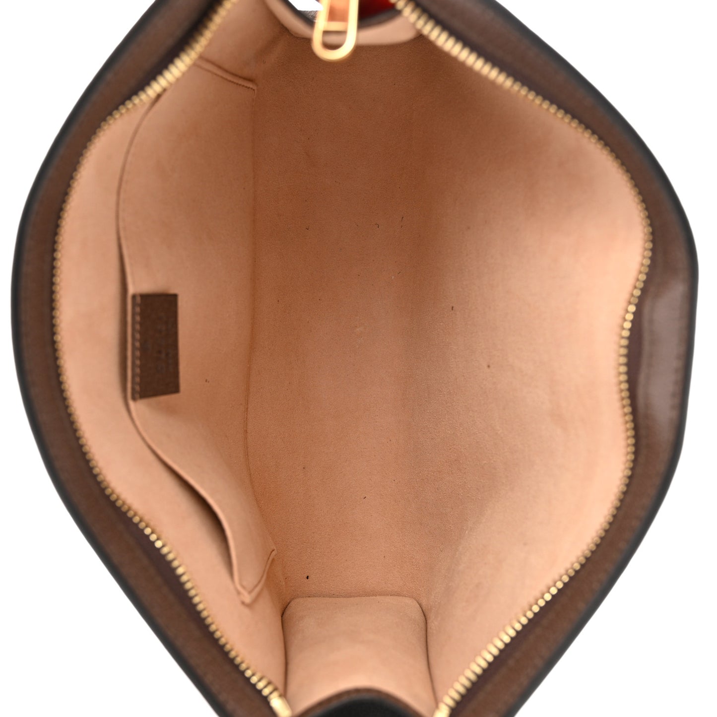 GG Supreme Monogram Web Ophidia Pouch Brown