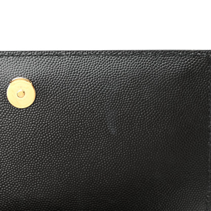 Saint Laurent Grain De Poudre Small Monogram Kate Satchel Black 11 of 11