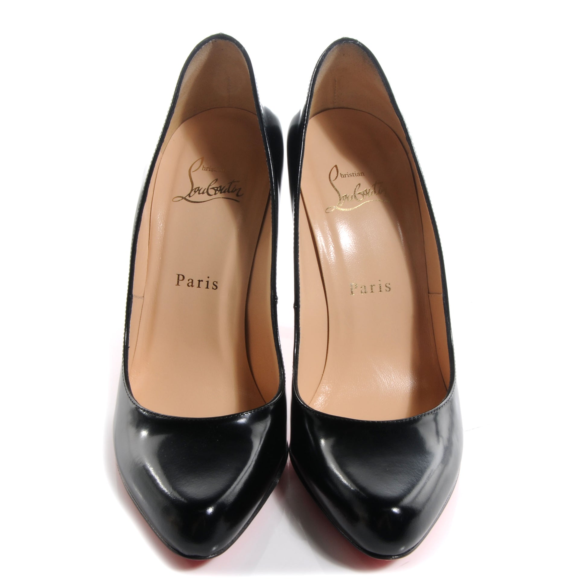 Christian Louboutin Calf Decollette 100 Jazz Pumps Black 37.5 2 of 6