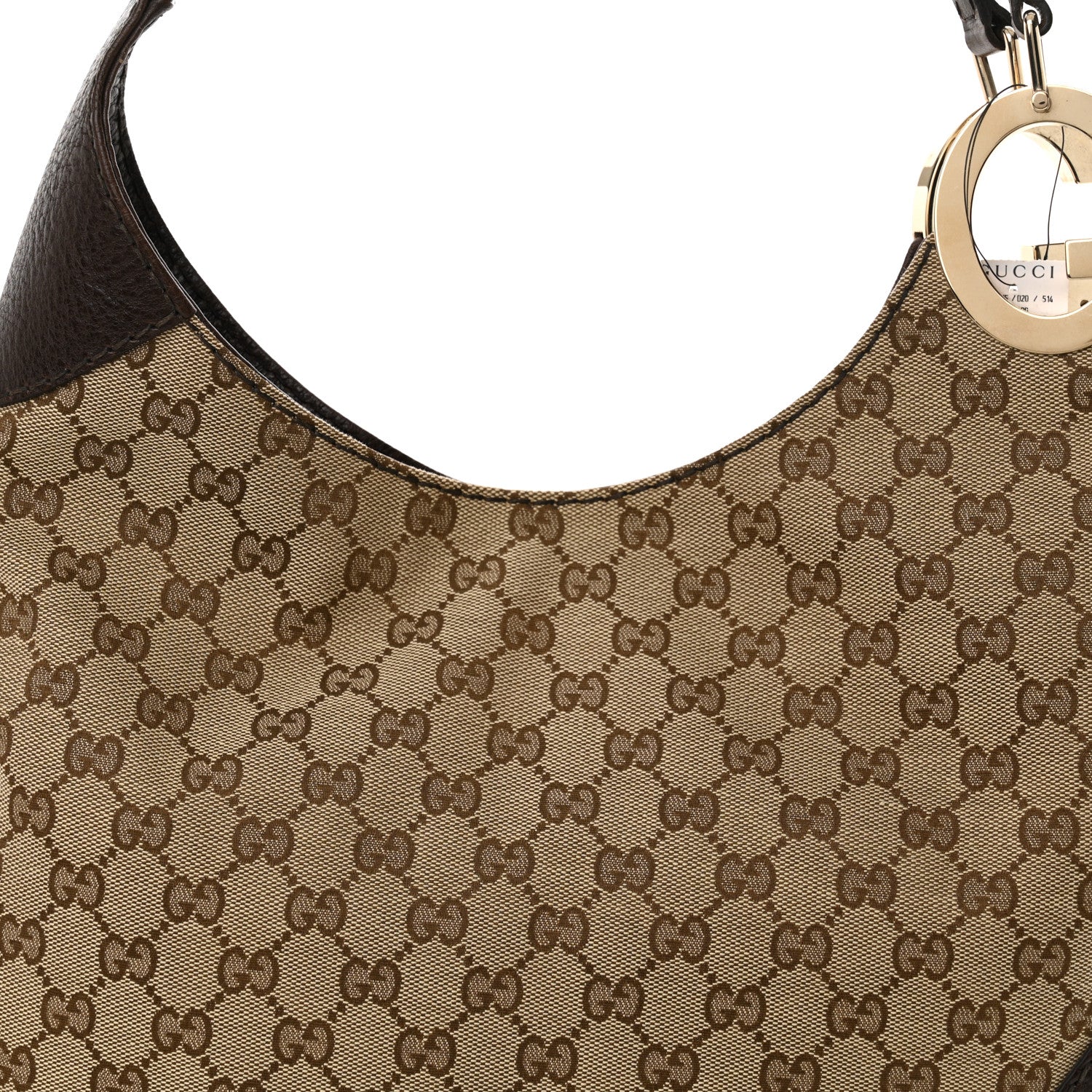 Gucci Monogram Medium Charlotte Hobo Brown 8 of 10