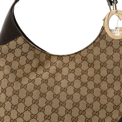 Gucci Monogram Medium Charlotte Hobo Brown 8 of 10