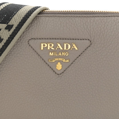 Prada Vitello Daino Soft Mini Zippered Shoulder Bag Argilla 8 of 11