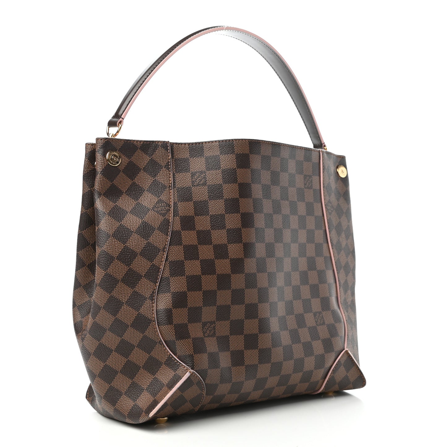 Damier Ebene Caissa Hobo Rose Ballerine