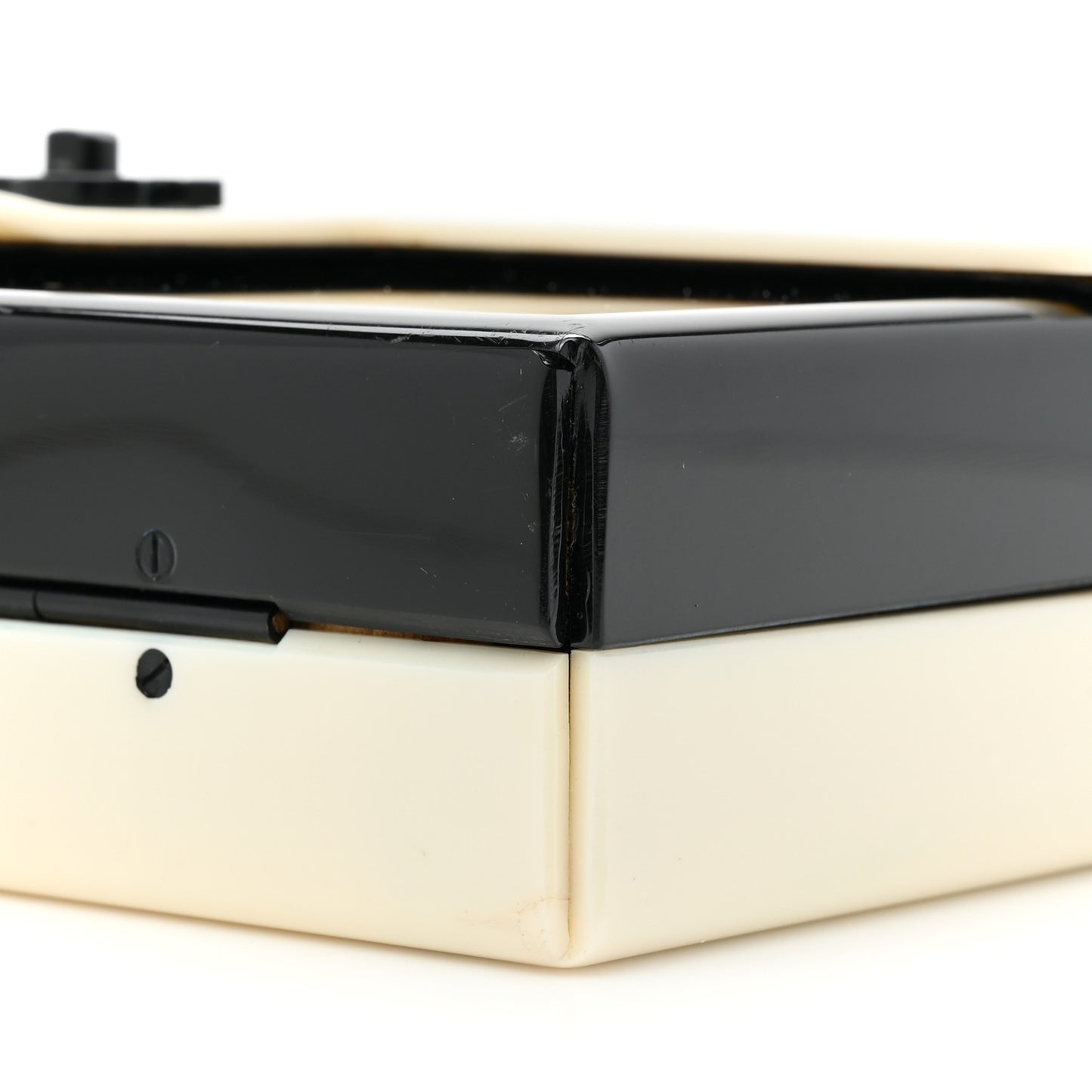 Acrylic Single Flap Black White