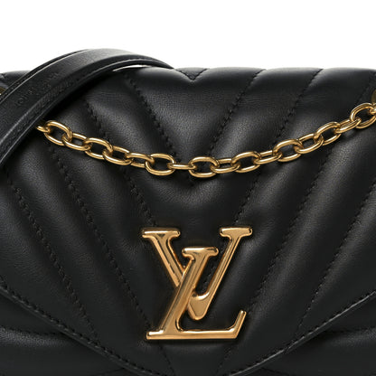 Louis Vuitton Calfskin LV New Wave Chain Bag Black 8 of 11
