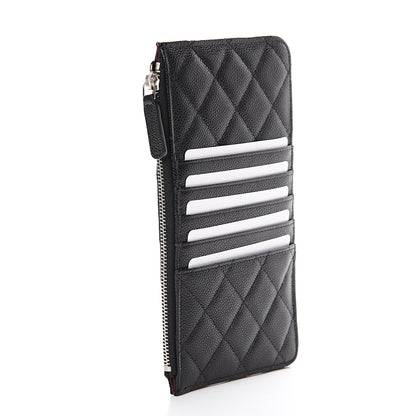 Chanel Caviar Quilted Classic Flat Wallet Pouch Black 2 of 7