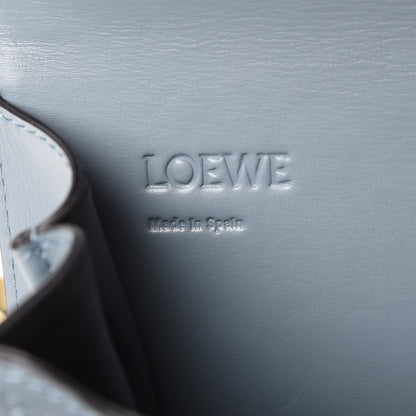 Loewe Calfskin Small Barcelona Shoulder Bag Stone Blue 6 of 7