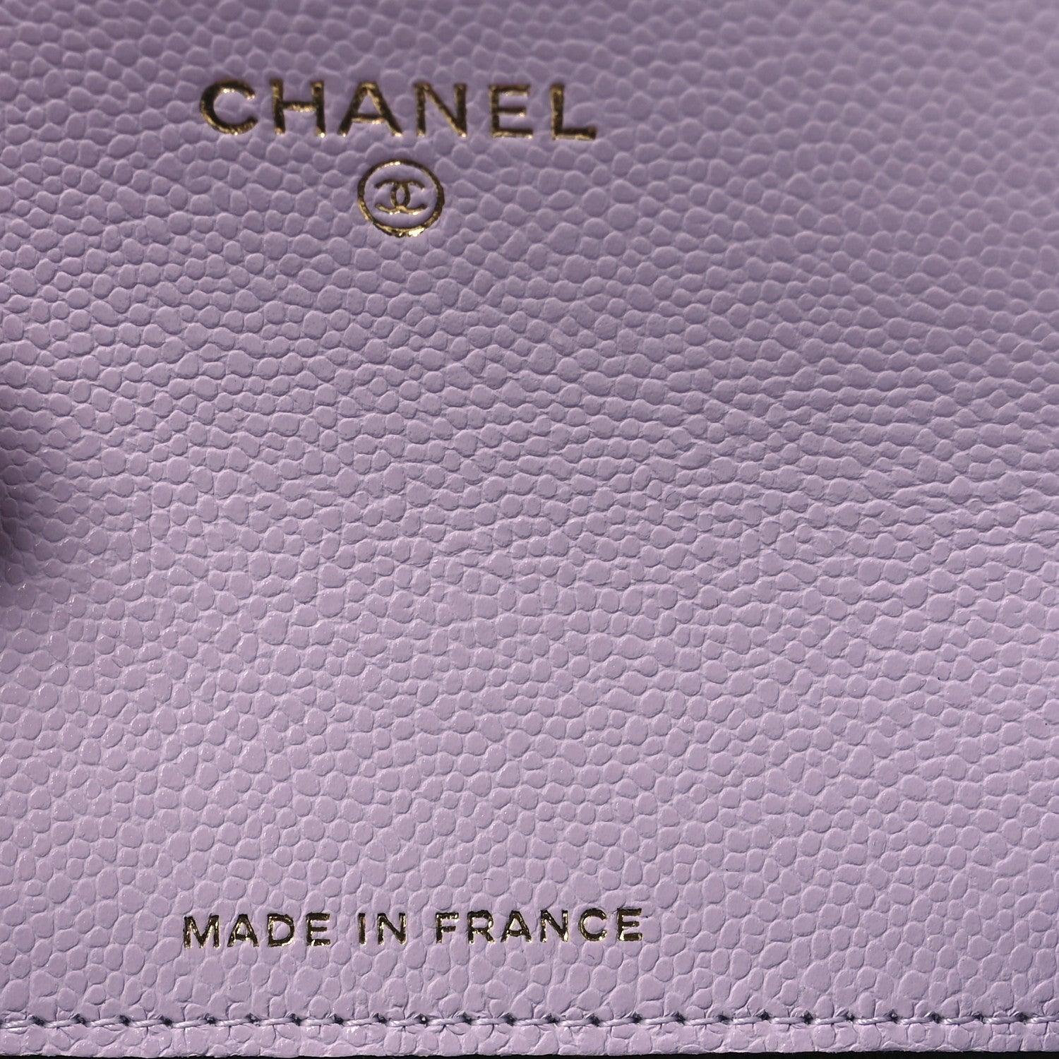 Chanel Caviar Quilted Flap Card Holder Wallet Light Purple 7 of 8