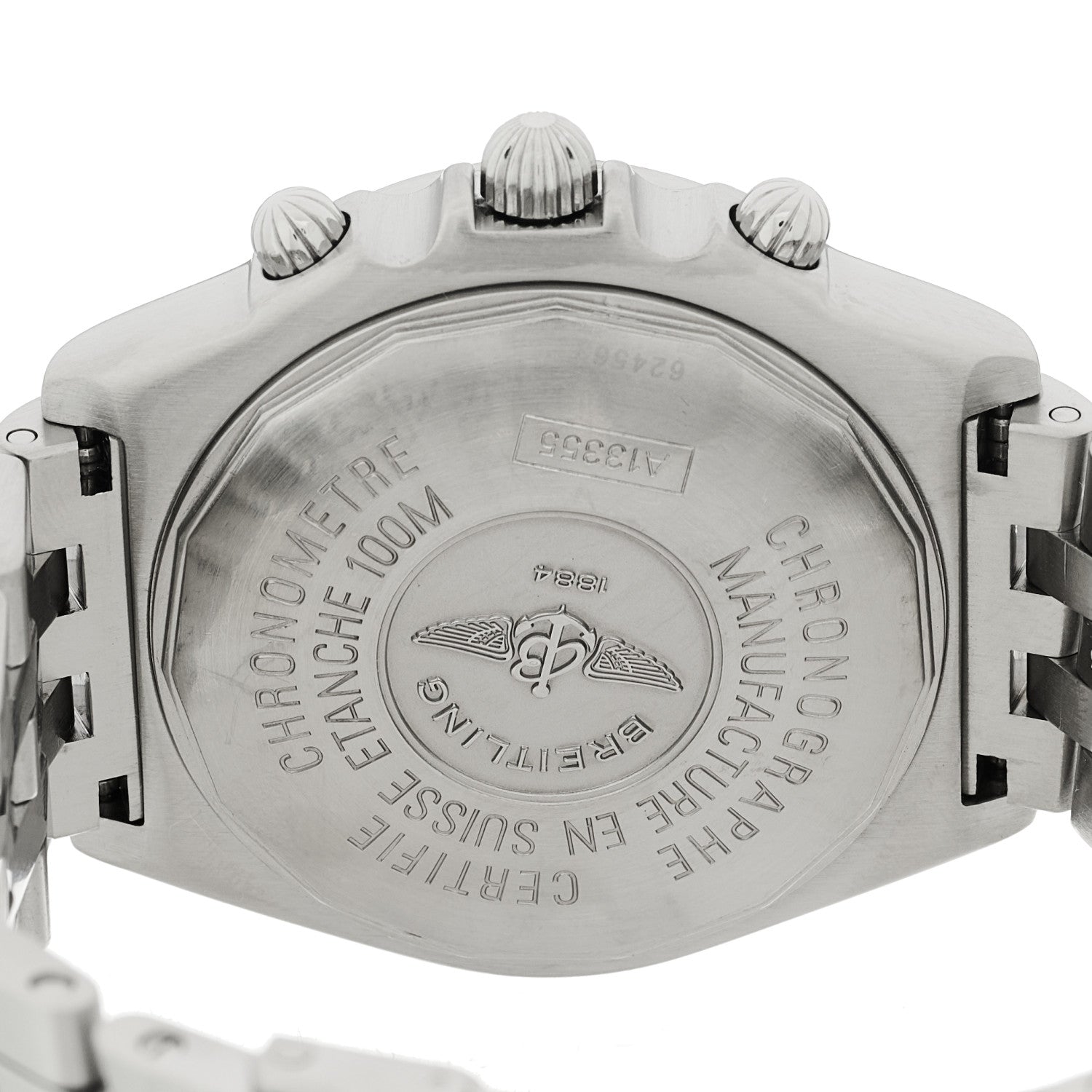 Breitling Stainless Steel 43mm Windrider Crosswind Racing Automatic Watch A13355 4 of 4