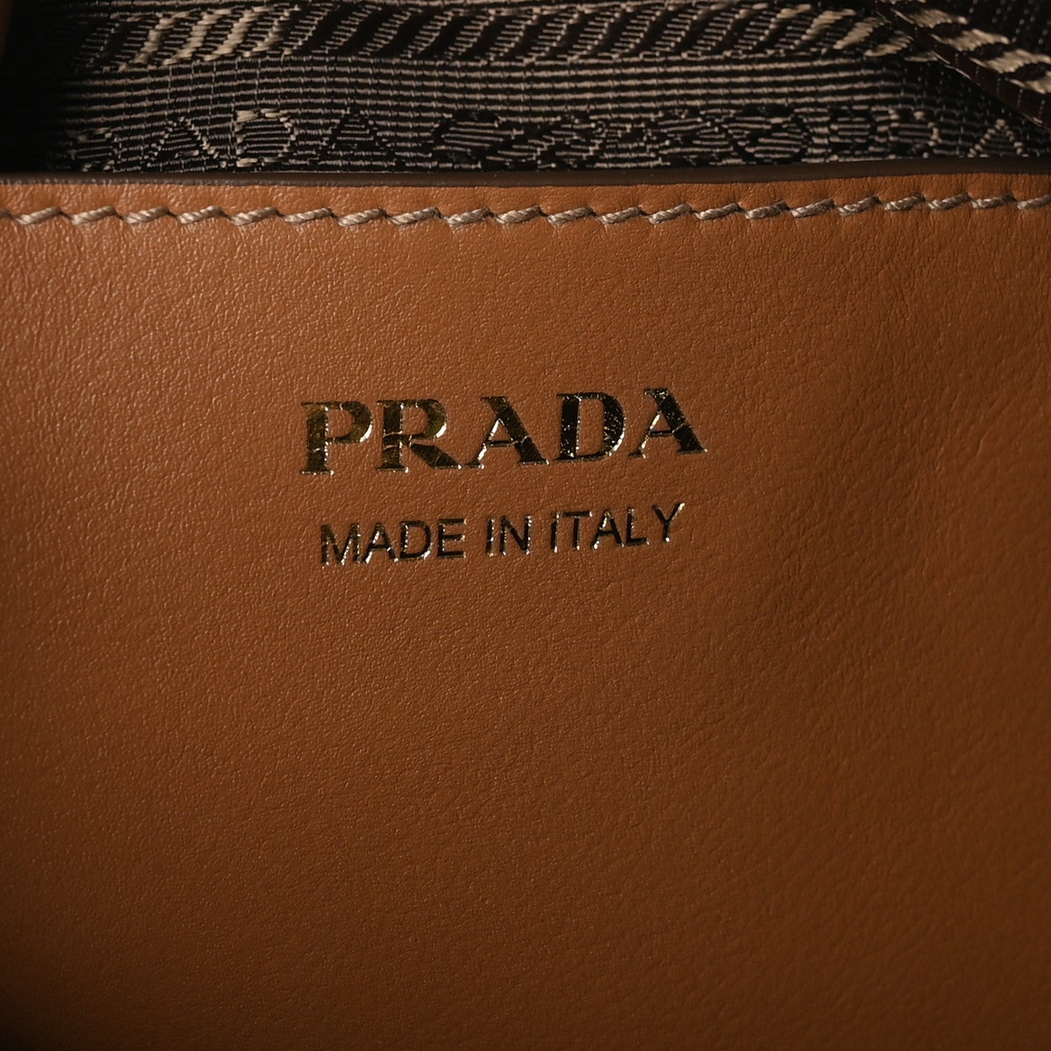 Prada Soft Calfskin Darling Shoulder Bag Caramel 6 of 9