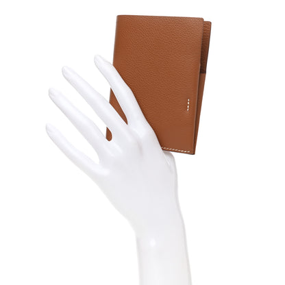 Hermes Evercolor Lizard Citadelle Touch Wallet Gold Ombre 2 of 9