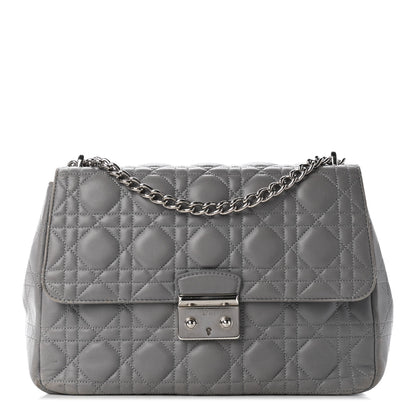 Christian Dior Lambskin Cannage Small Miss Dior Flap Grey 1 of 9