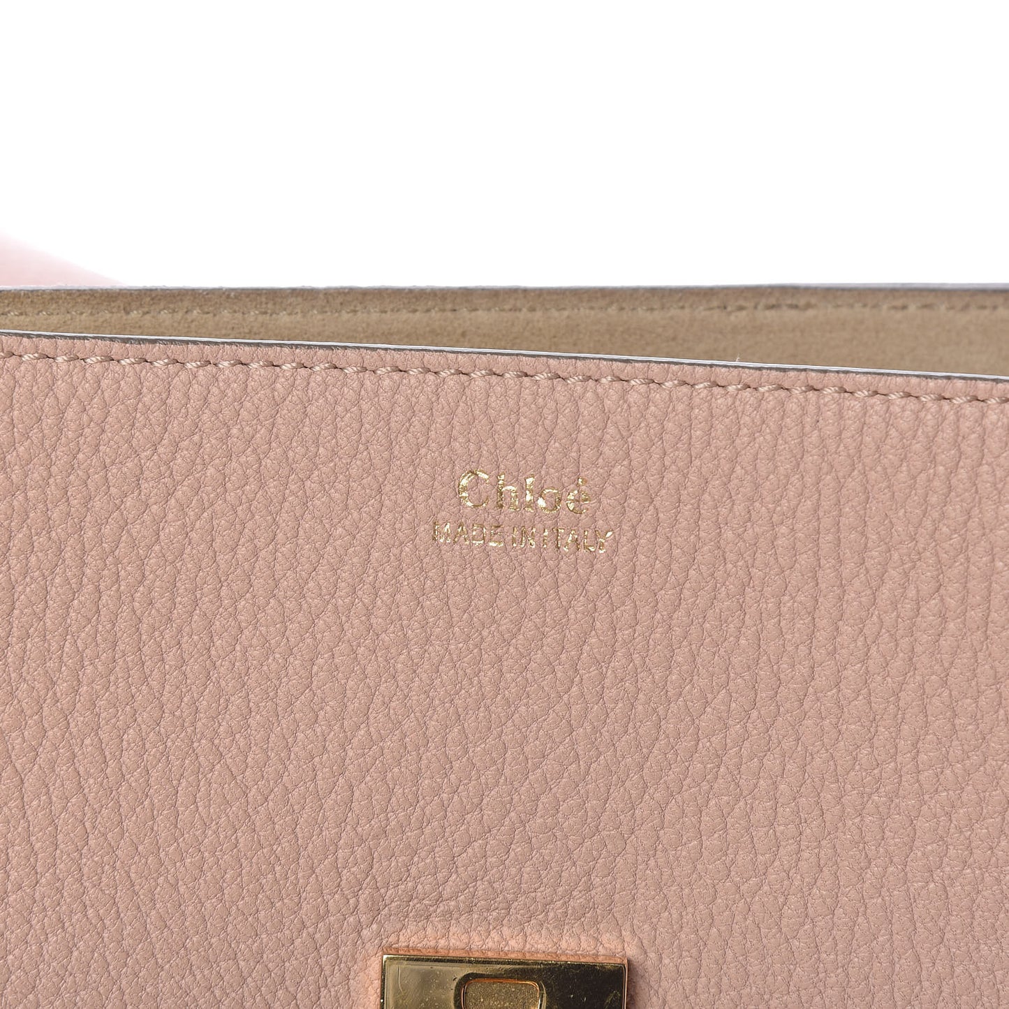 Grained Lambskin Drew Shoulder Bag Cement Pink