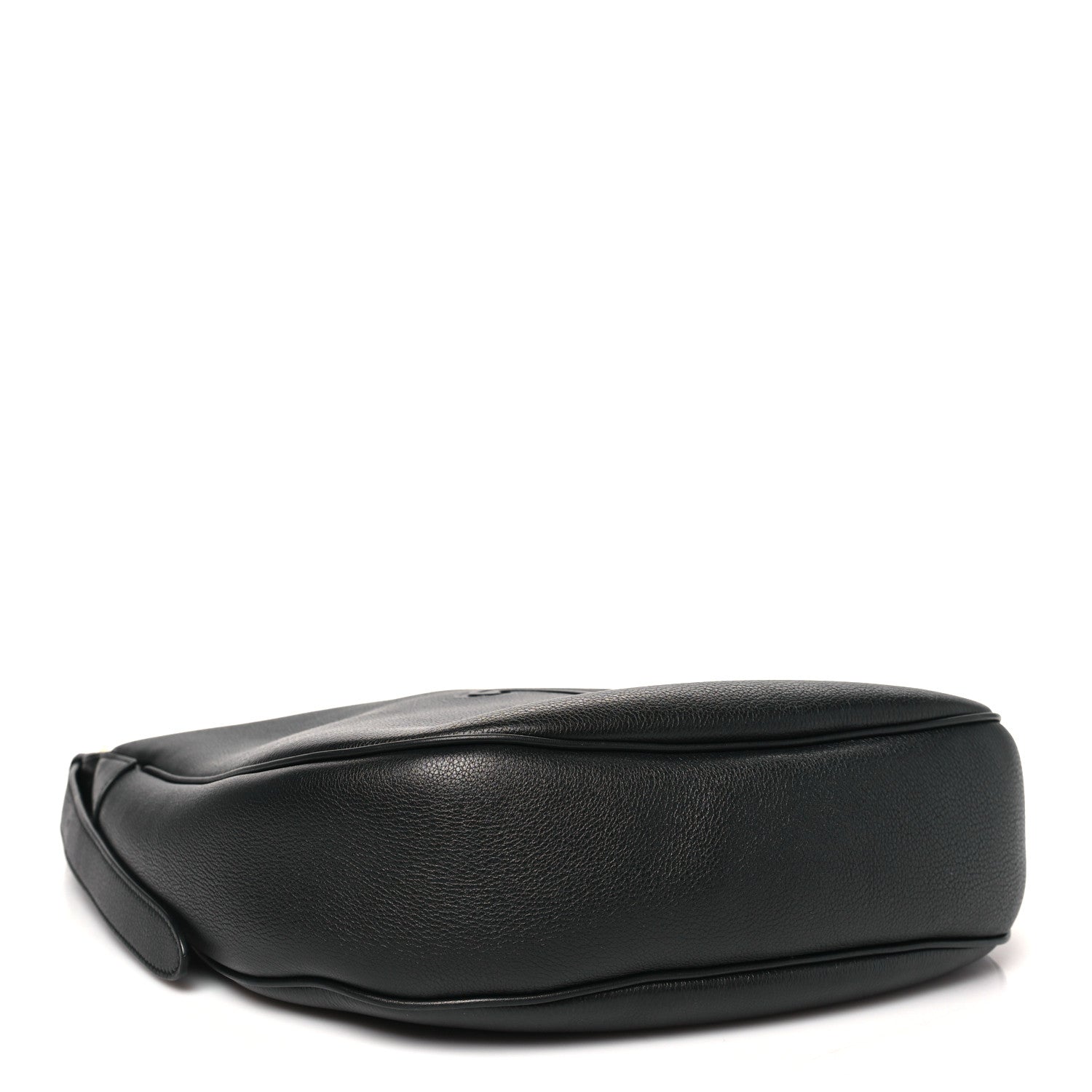 Celine Supple Calfskin Cuir Triomphe Medium Heloise Shoulder Bag Black 4 of 9