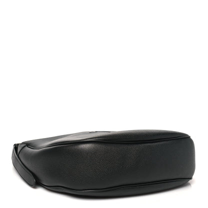 Celine Supple Calfskin Cuir Triomphe Medium Heloise Shoulder Bag Black 4 of 9