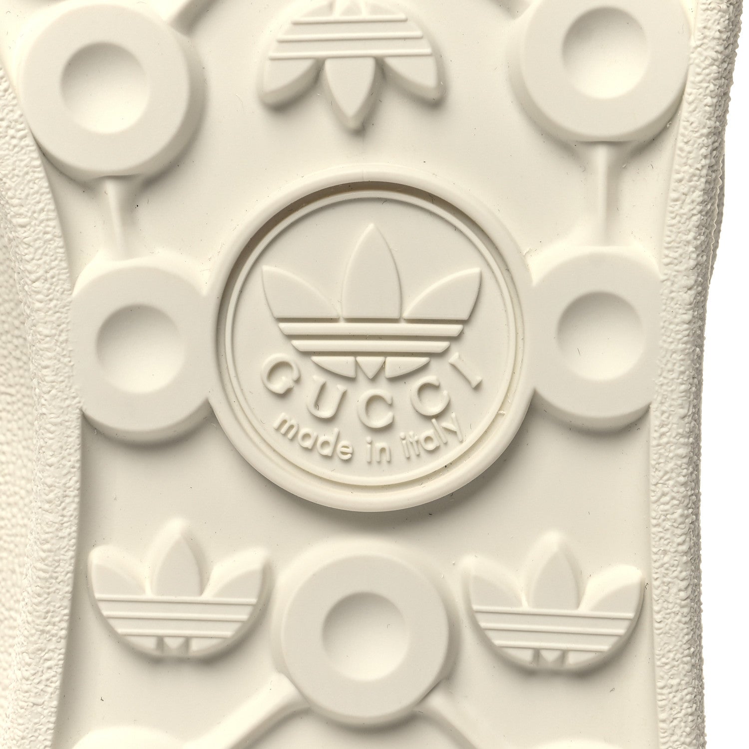 Gucci X ADIDAS Suede Madeira Demetra Womens Gazelle Sneakers 9.5 Mystic White Off White Blue Agata 7 of 8