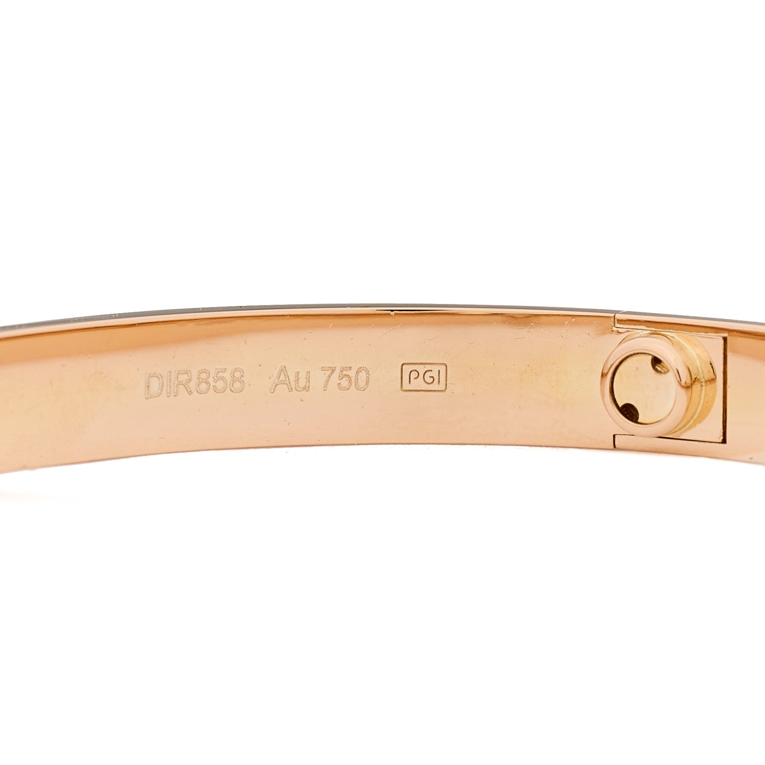 Cartier 18K Pink Gold LOVE Bracelet 17 7 of 7