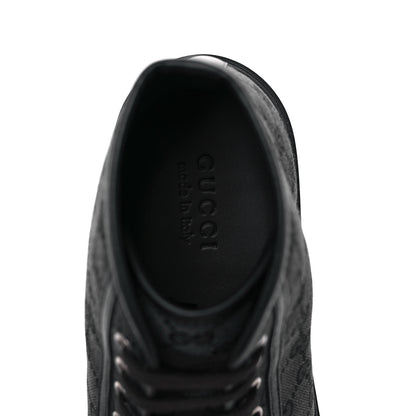 Gucci Monogram Mens High Top Sneakers 10 Black 7 of 9