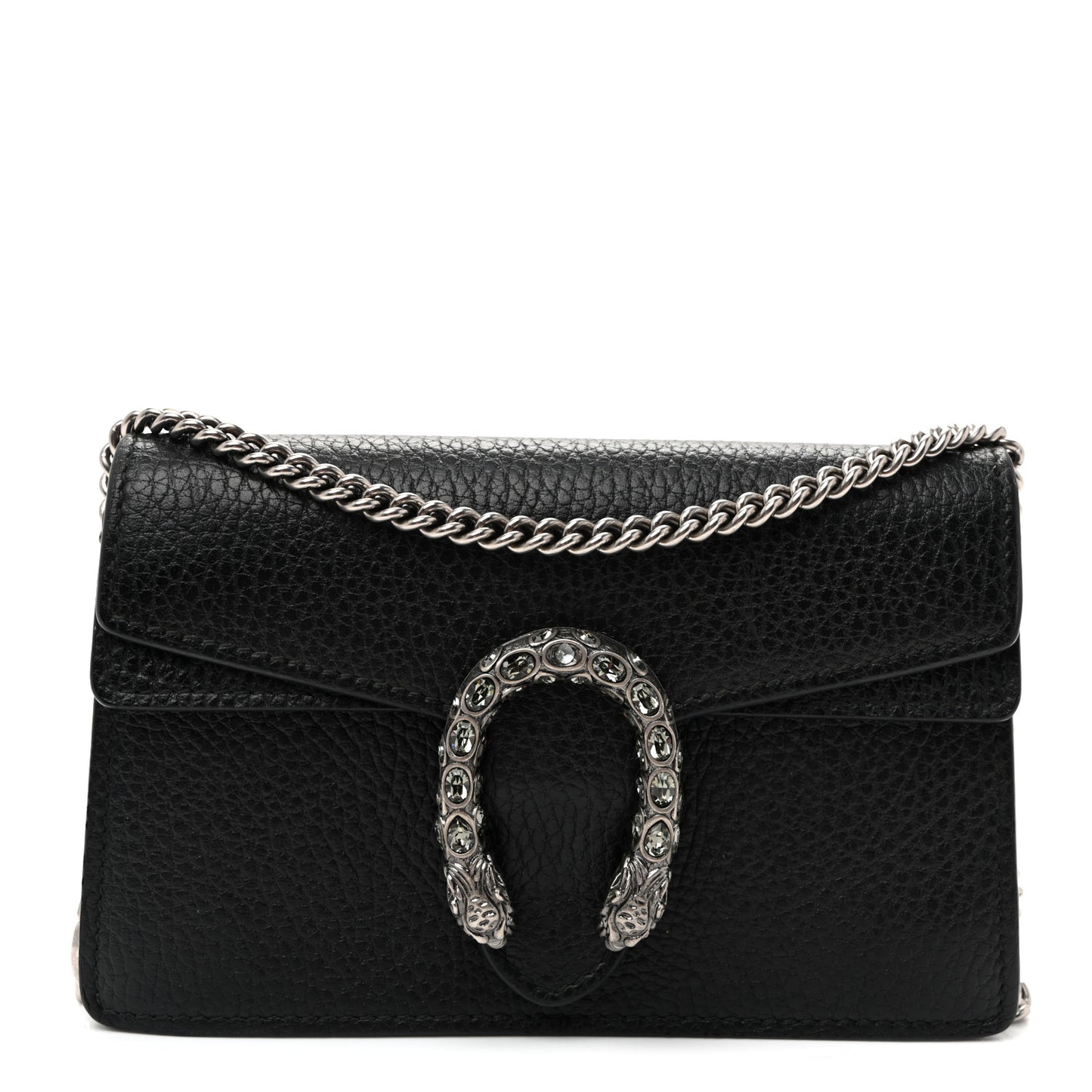 Calfskin Super Mini Dionysus Shoulder Bag Black