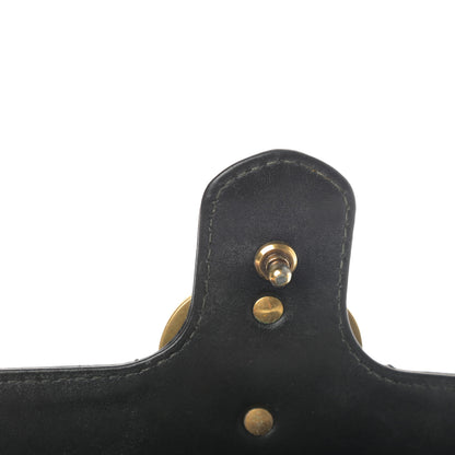 Gucci Calfskin Matelasse Mini GG Marmont Shoulder Bag Black 12 of 14