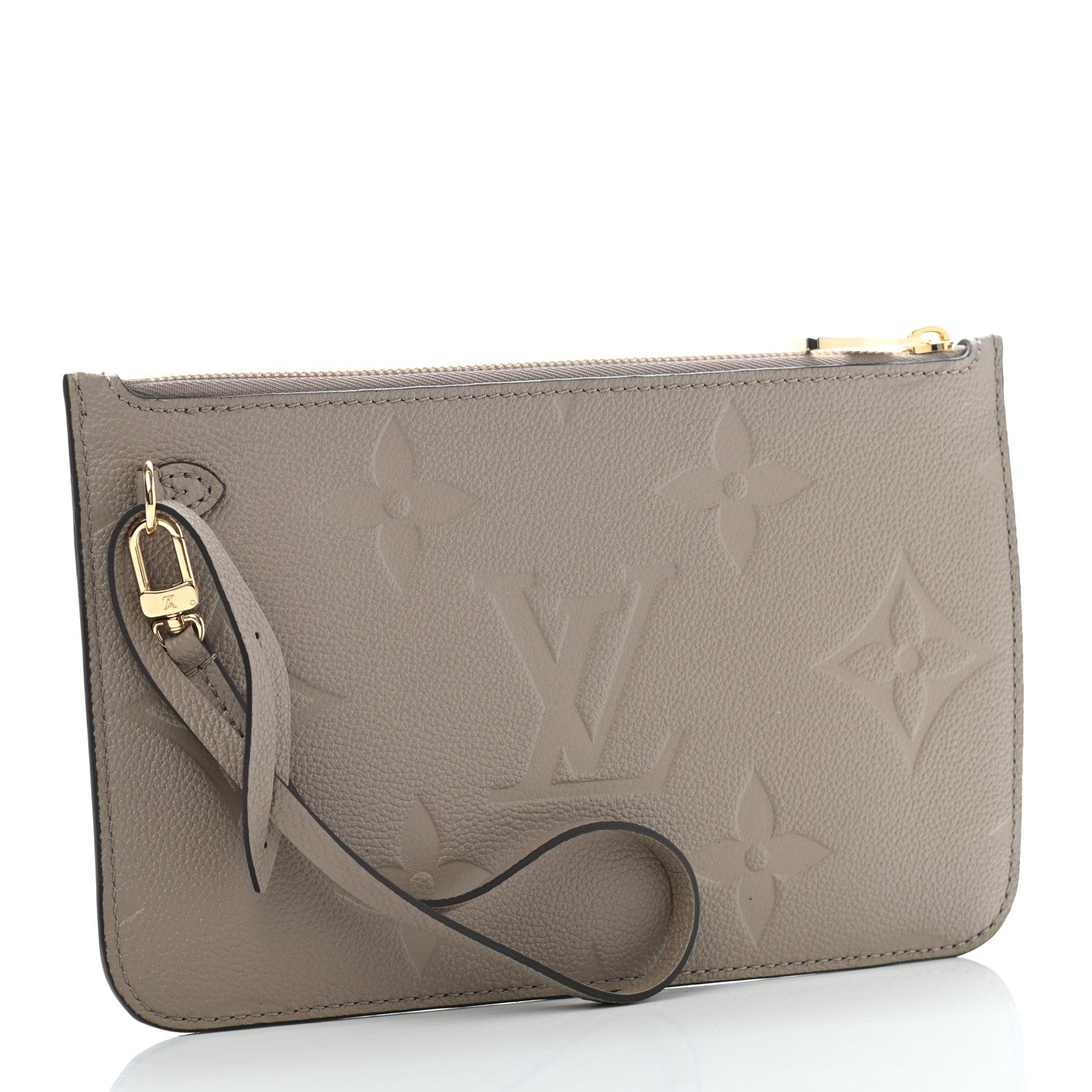 Louis Vuitton Empreinte Monogram Giant Neverfull MM Pochette Tourterelle 3 of 8