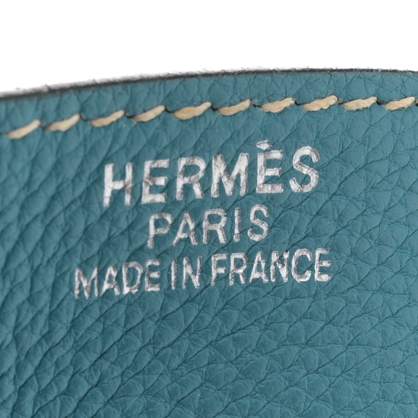 Taurillon Clemence Birkin 35 Blue Jean