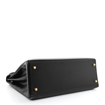 Hermes Box Kelly Retourne 35 Black 4 of 12