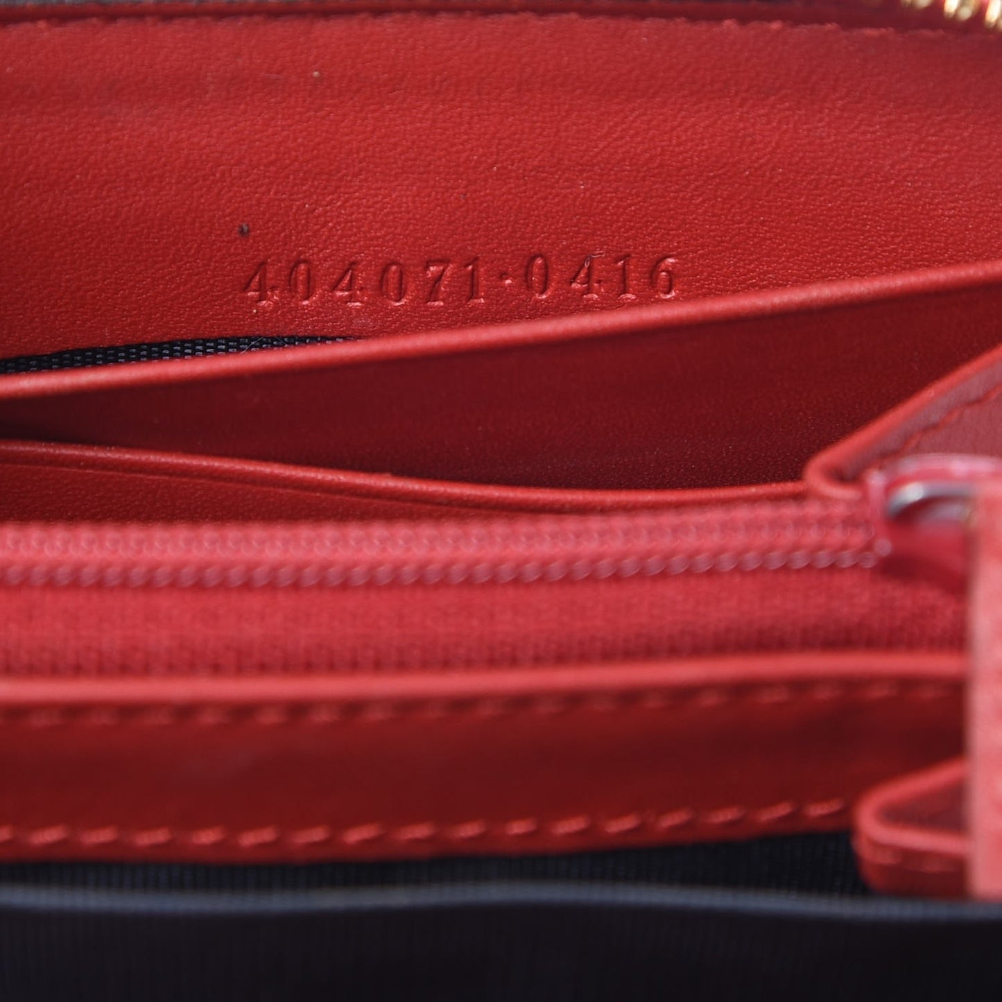 GG Supreme Monogram Blooms Zip Around Wallet Blue Red