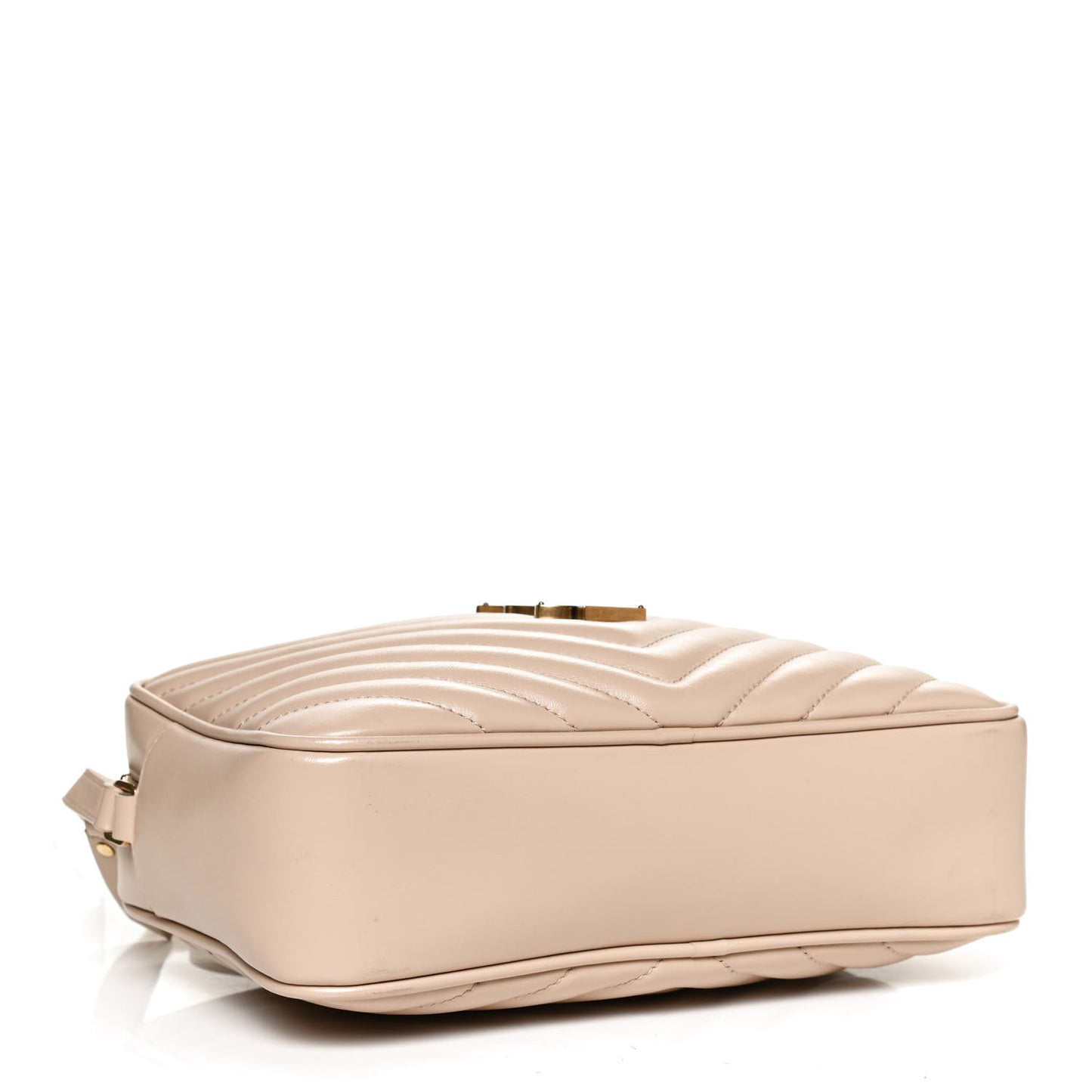Calfskin Matelasse Monogram Lou Camera Bag Nude Powder