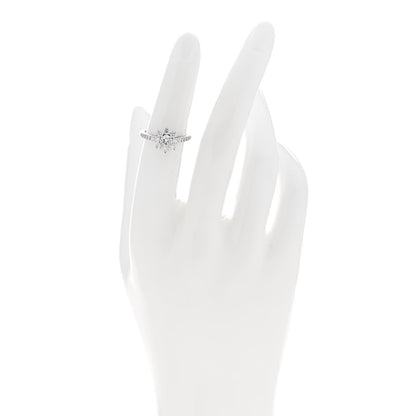 Harry Winston Platinum Diamond Petite Sunflower Ring 49 4.75 2 of 7